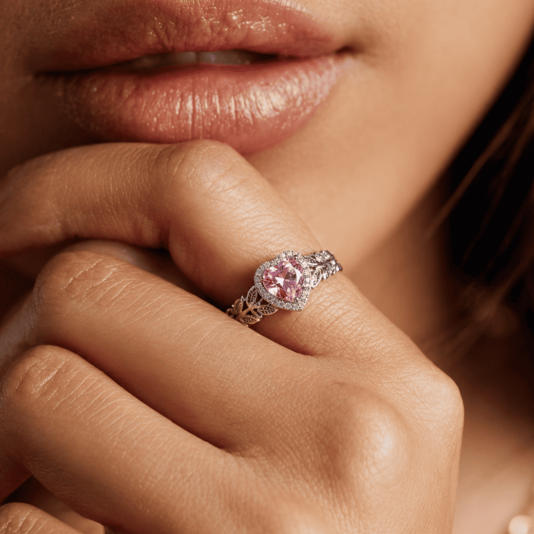 Lunil™ Anillo Ajustable de Compromiso Luz de Luna