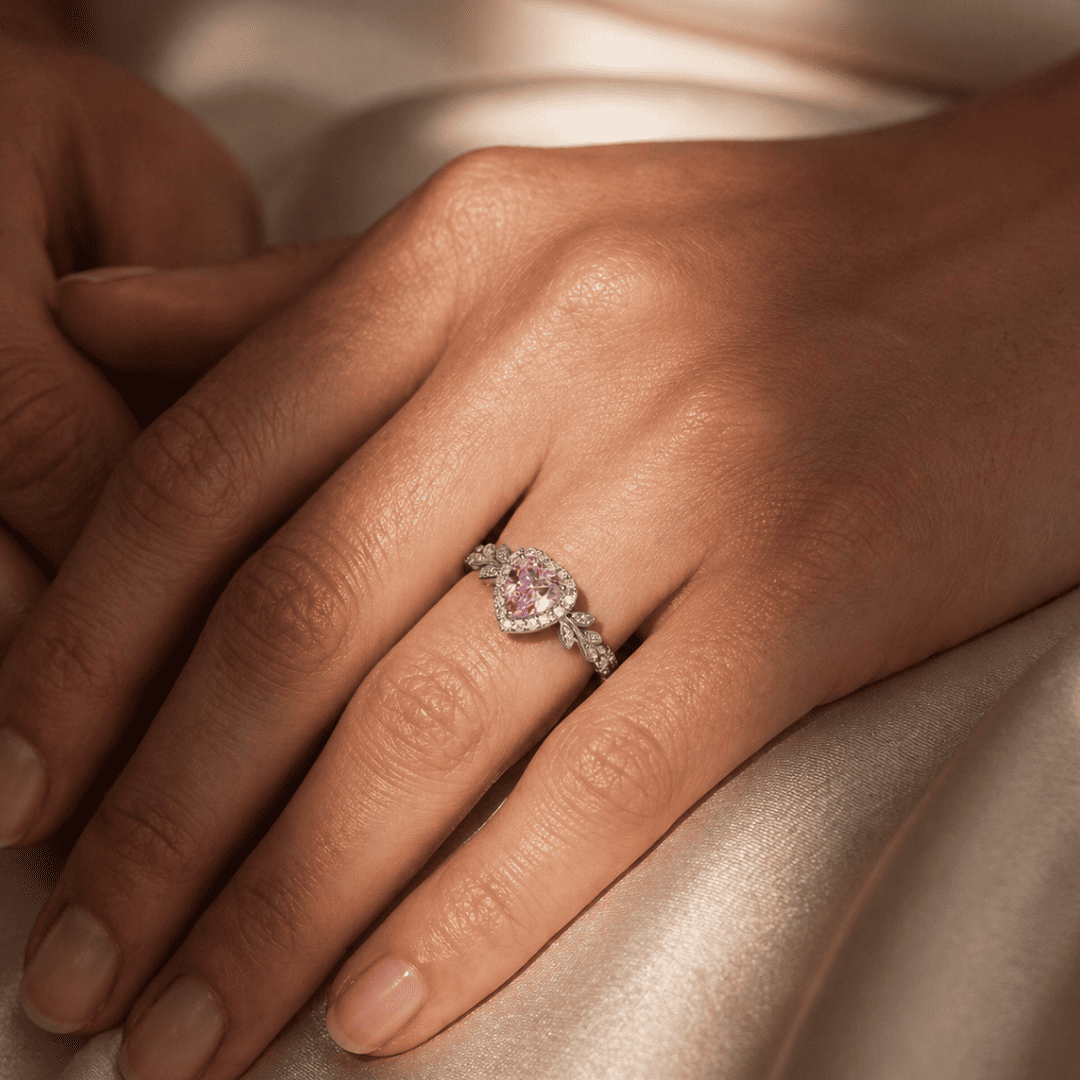 Lunil™ Anillo Ajustable de Compromiso Luz de Luna