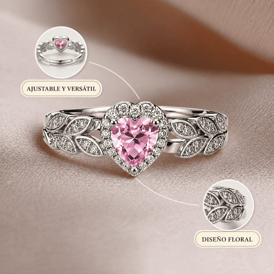 Lunil™ Anillo Ajustable de Compromiso Luz de Luna
